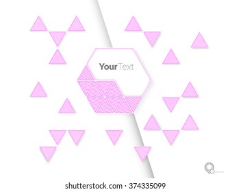 Beautiful Triangles Decoration Graphics for Your Content