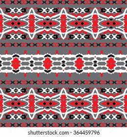 Beautiful tribal  abstract vector seamless ornamental design can be used as interior pattern or clothes pattern.