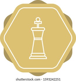 Beautiful Trophy Line Vector Icon
