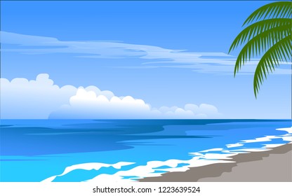 a beautiful tropical beach