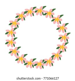 beautiful tropical flowers design 