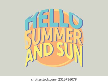 Beautiful tropical illustration with trendy lettering. Cute hand drawn summer prints. Perfect for stickers, labels, tshirts, banner, tags. Vector isolated phrases and quotes.