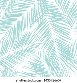 Beautiful tropical leaves seamless pattern design. Tropical leaves, monstera leaf seamless floral pattern background. Trendy Brazilian illustration. Spring summer design for fashion, prints, textile