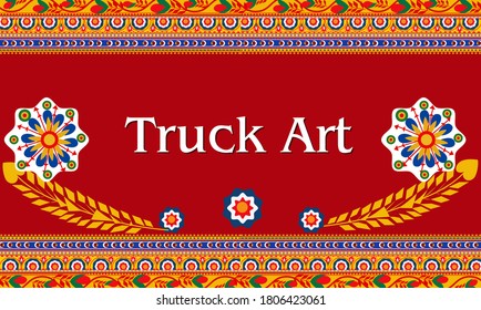 Beautiful Truck Art Template Editable Wallpaper