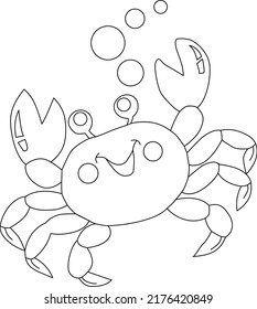 A Beautiful True Crabs Vector Art Eps File