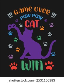 Beautiful T-shirt Design for Cat Lovers