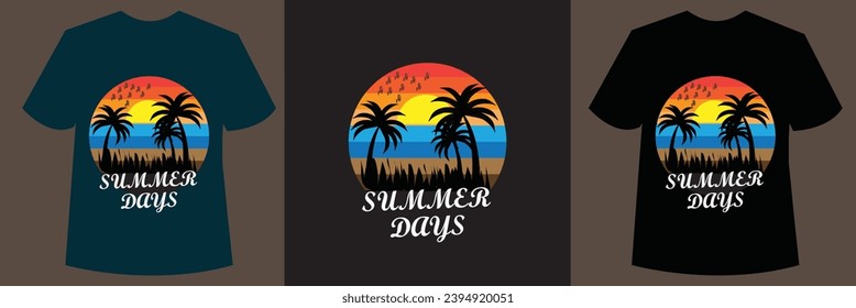 Beautiful t-shirt design and illustrator