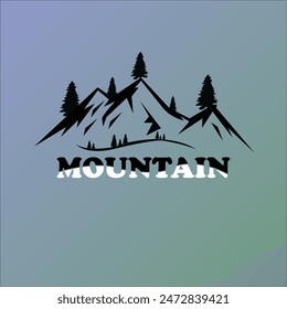 A Beautiful t-shirt design," MOUNTAIN 