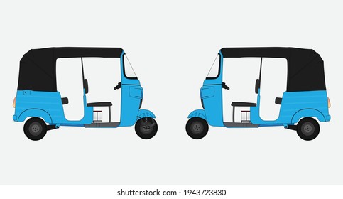 Beautiful tuk tuk vector design 