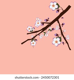 Beautiful Tung Blossom Flower design