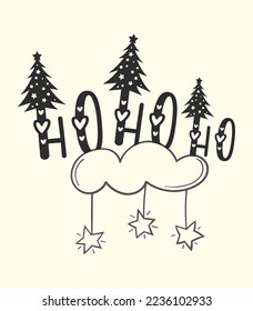 Beautiful typography design for Christmas
