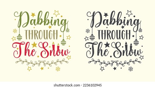 Beautiful typography design for Christmas
