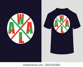 A beautiful typography t shirt design with black t shirt