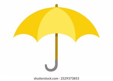 The beautiful umbrella vector art in white background illustration.