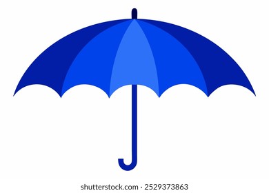 The beautiful umbrella vector art in white background illustration.