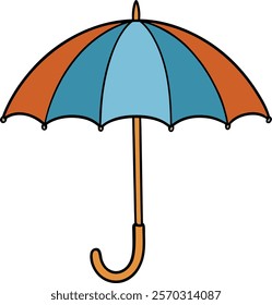 a beautiful umbrella vector design