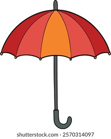 a beautiful umbrella vector design