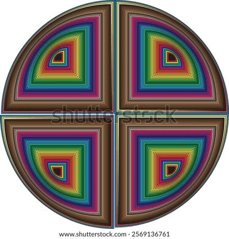A Beautiful Uncommon Design in Multicolor 