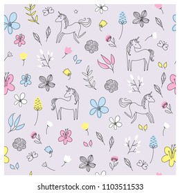 Beautiful unicorn pattern 