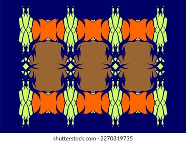 Bonito y único patrón colorido en estilo abstracto para la decoración