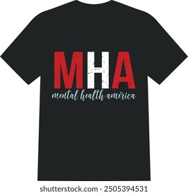 A beautiful and unique eye catching love  mental health men and women T SHIRT for American boys and girls| mental health america | 