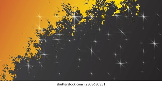 beautiful universe background sky, stars and sun shining on each other