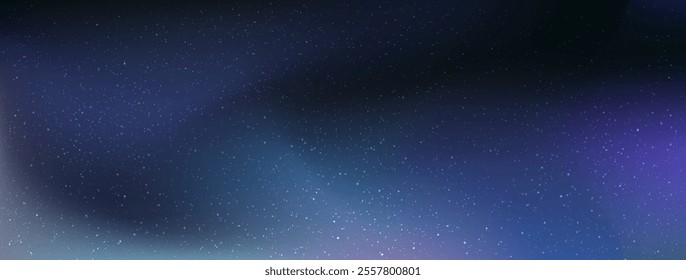 The beautiful universe is full of stars background, Stardust in deep cosmos, Milky way galaxy, Vector Illustration.
