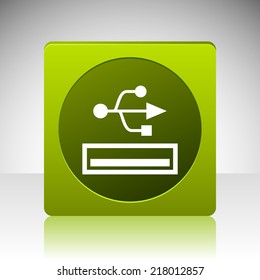 Beautiful Usb web icon