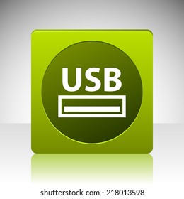 Beautiful Usb web icon