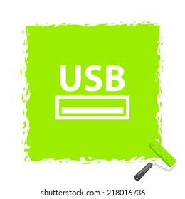 Beautiful Usb web icon