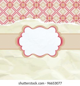Beautiful valentine card with heart. And also includes EPS 8 vector