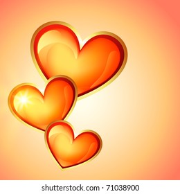 beautiful valentine day background design