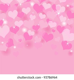 Schöner Valentinstag-Hintergrund mit Farbherzen