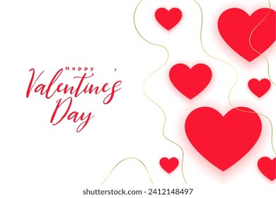 beautiful valentines day celebration background surprise love ones vector