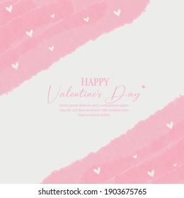 beautiful valentines day cover letter designs with pastel colors