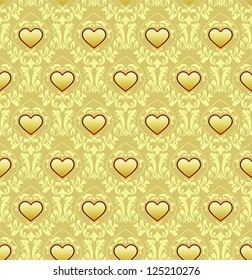 beautiful valentine's pattern, vector