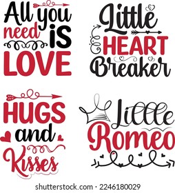 Beautiful valentine's typography t-shirt design.This is an editable vector eps  file.