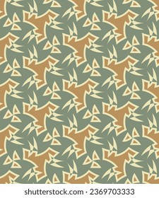 Hermoso patrón variado sin fisuras en colores pastel. Los formularios de arte se agrupan y organizan en un orden específico. Imagen vectorial para impresión, textil, embalaje, diseño interior y otros proyectos.