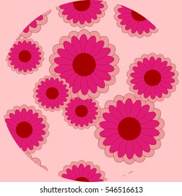 The beautiful variety of flowers on different backgrounds.