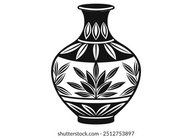 Uma bela ilustração vetor vaso