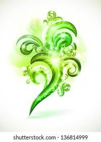 Beautiful vector abstract design element.