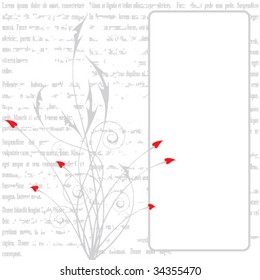 beautiful vector abstract floral background