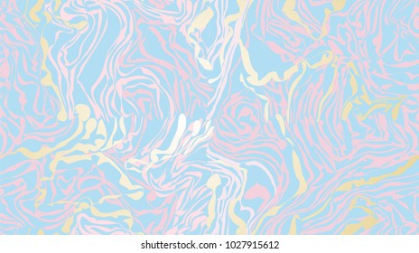 Beautiful vector ART. Marbleized effect. Seamless texture .Marbling background. Trendy punchy pastel. Style incorporates the swirls of marble or the ripples of agate for a luxe effect. Magic art