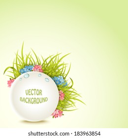 Beautiful vector artistic nature background