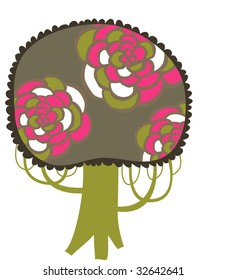 beautiful vector autumn tree design