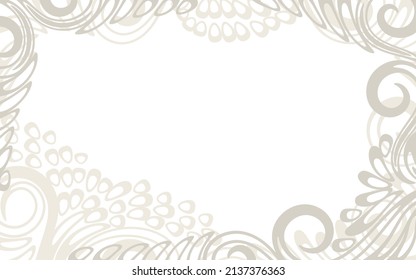 Beautiful vector background with curve elegant decor