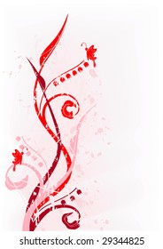 Beautiful vector background with different elements.