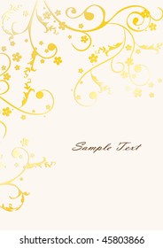 Beautiful vector background with different elements.