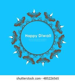 Beautiful Vector Background for Diwali festival.