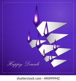 Beautiful Vector Background for Diwali festival.